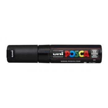 UNI-BALL Posca Marker 8mm PC8K schwarz, Keilspitze