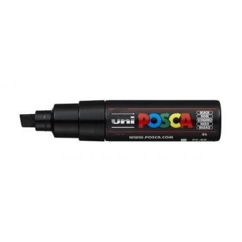 UNI-BALL Posca Marker 8mm PC8K schwarz, Keilspitze