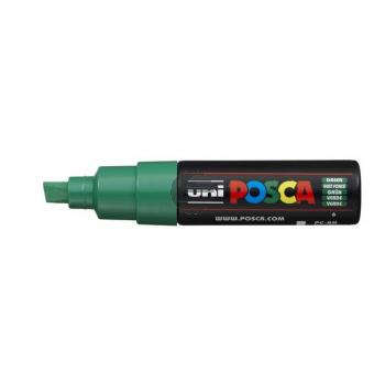 UNI-BALL Posca Marker 8mm PC8K grün, Keilspitze