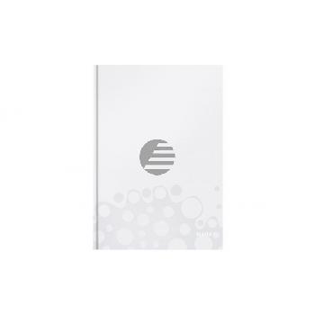 LEITZ Notizbuch WOW A4 46251001 liniert, 90g perl weiss