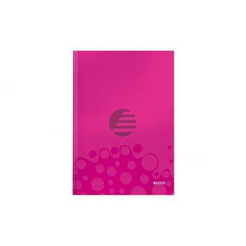 LEITZ Notizbuch WOW A4 46251023 liniert, 90g pink