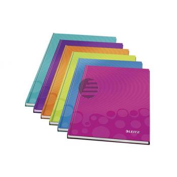 LEITZ Notizbuch WOW A4 46251036 liniert, 90g blau