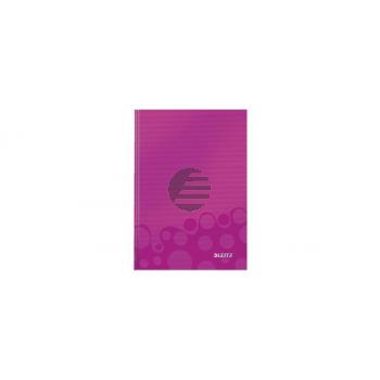 LEITZ Notizbuch WOW A5 46271023 liniert, 90g pink