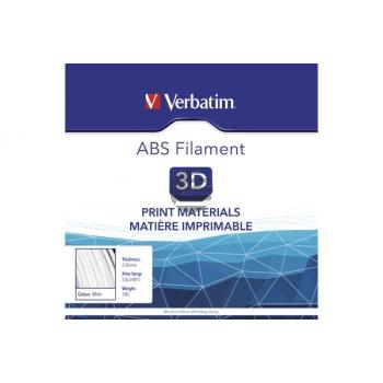 VERBATIM ABS Filament white 55017 3mm 1kg