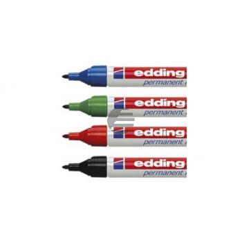 EDDING Permanent Marker 3000 1.5-3mm 3000-E4BL 4 Farben ass. Blister