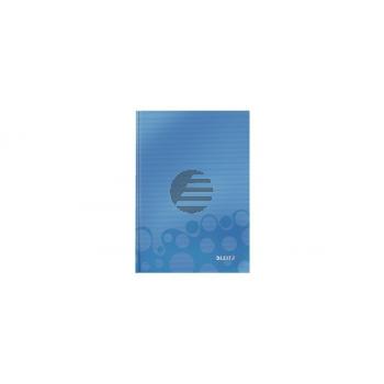LEITZ Notizbuch WOW A5 46281036 kariert, 90g blau