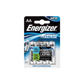 ENERGIZER Batterien Ultimate AA 1.5V AA/L91 Lithium 4 Stück