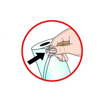 KORES LINT ROLLER Fusselroller C32401 8m/50 Blatt