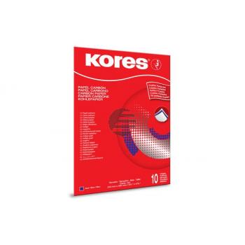 KORES Durchschreibpapier 1200 A4 KD79086 blau M 10 Blatt