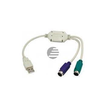 LogiLink Adapter USB to 2x PS/2