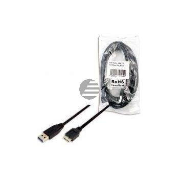 LogiLink Kabel USB 3.0 Anschluss A->B Micro 2x Stecker 1,00 Meter