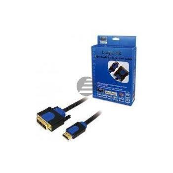 LogiLink Kabel HDMI zu DVI, DVI zu HDMI 3,0 Meter