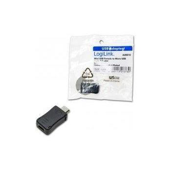 LogiLink Adapter Mini USB Buchse auf Micro USB Stecker