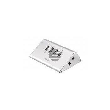 LogiLink USB 2.0 4-Port Aluminium Hub