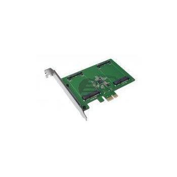 LogiLink PCI-Express Card, 2x mSATA SSD slots LogiLink PCI-Express Card, 2x mSATA SSD slots