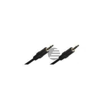 Stereo Verbindung 3,5mm Klinke St./St., 2,5 Meter, schwarz Stereo Verbindung 3,5mm Klinke St./St., 2,5 Meter, schwarz