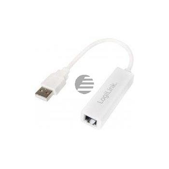 LogiLink USB 2.0 zu Fast Ethernet Adapter, weiß