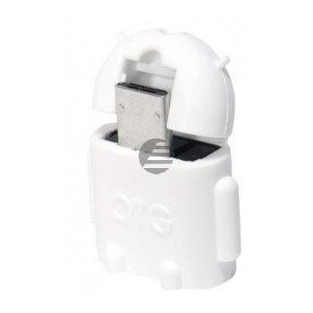 LogiLink USB OTG Adapter Androidmännchen weiß LogiLink USB OTG Adapter Androidmännchen weiß