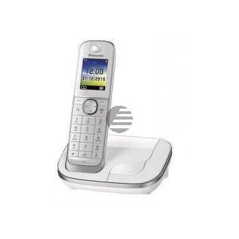 Panasonic KX-TGJ310GW schnurloses Single-DECT Telefon, weiß