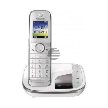 Panasonic KX-TGJ320GW schnurloses Single-DECT Telefon mit AB, weiß