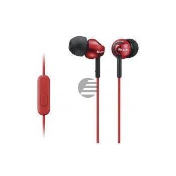 Sony MDR-EX110APR In-Ohr-Kopfhörer, rot