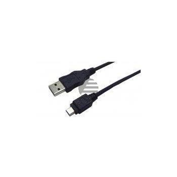 LogiLink USB 2.0 (Typ-A) auf USB Mini Kabel, schwarz, 1,8 m