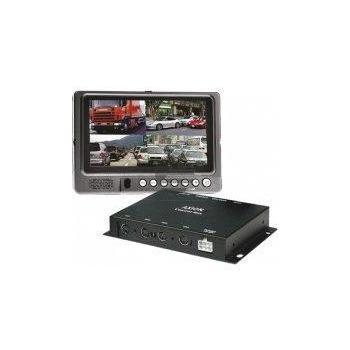 Axion CRV 7000 Quad 7'' Color-TFT-LCD Monitor Quadsteuerbox für bis zu 4 Kameras