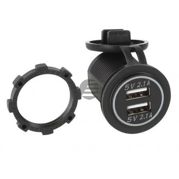 ACV USB Ladeadapter 12/24V 4.2A zur Installation blau