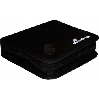 Mediarange CD Wallet black Nylon für 24 Stück (BOX50)