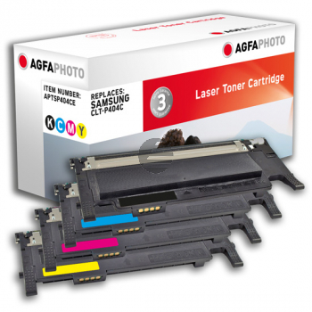 Agfaphoto Toner-Kit gelb, magenta, schwarz, cyan (APTSP404CE) ersetzt P404