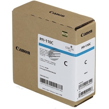 Canon Tintenpatrone cyan (2365C001, PFI-110C)
