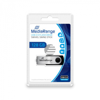 MediaRange USB-Stick 128 GB schwarz/silber (MR913)