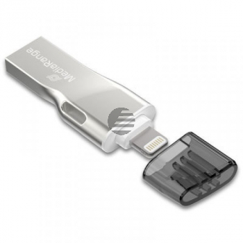 MediaRange USB-Stick 64 GB silber (MR983)