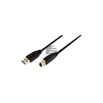 LogiLink Kabel USB 3.0 Anschluss A->B 2x Stecker 1,00 Meter