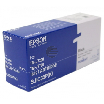 Epson Tintenpatrone schwarz (C33S020655, SJIC33P(K))