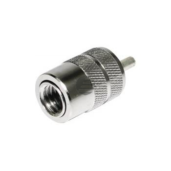 Albrecht PL 259, HF-Stecker, lang 9 mm (Tüte mit 10 Stück)