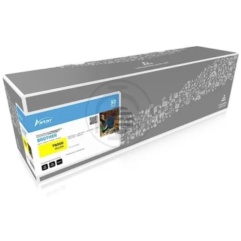 Astar Toner-Kit gelb (AS13900) ersetzt TN-900Y Astar Toner-Kit gelb (AS13900) ersetzt TN-900Y