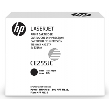 HP Toner-Kartusche Contract (nur für Vertragskunden) schwarz (CE255JC, 55JC)