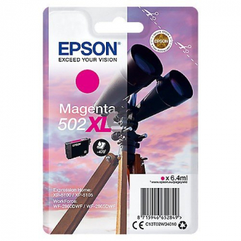 Epson Tintenpatrone magenta HC (C13T02W34020, 502XL)