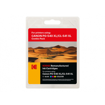 Kodak Tintenpatrone cyan/magenta/gelb, schwarz (185C054017) ersetzt PG-540XL, CL-541XL