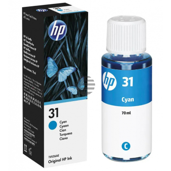 HP Tintennachfüllfläschchen cyan (1VU26AE, 31)