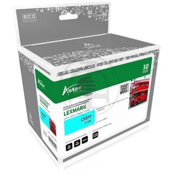 Astar Toner-Kit cyan (AS20014) ersetzt 71B20C0 Astar Toner-Kit cyan (AS20014) ersetzt 71B20C0