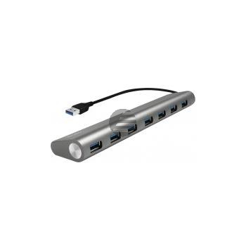 LogiLink USB 3.0 Hub, 7-Ports, Aluminium