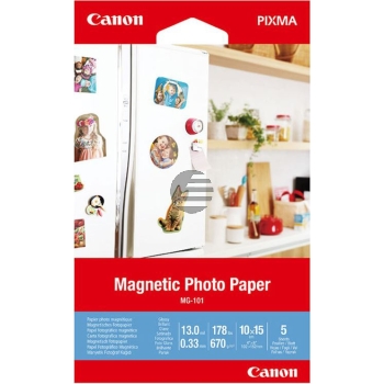 Canon Fotopapier glänzend 5 Blatt 10 x 15 cm 670 g/m² (3634C002)
