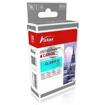 Astar Tintenpatrone pigmentiert cyan HC plus (AS70004) ersetzt CLI-581CXXL Astar Tintenpatrone pigmentiert cyan HC plus (AS70004) ersetzt CLI-581CXXL