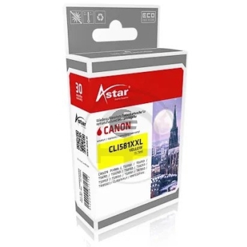 Astar Tintenpatrone gelb HC plus (AS70006) ersetzt CLI-581YXXL Astar Tintenpatrone gelb HC plus (AS70006) ersetzt CLI-581YXXL