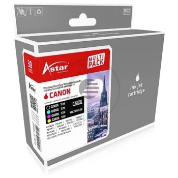 Astar Tintenpatrone gelb, magenta, schwarz, cyan HC plus (AS70007) ersetzt CLI-581BKXXL, CLI-581CXXL, CLI-581MXXL, CLI-581YXXL Astar Tintenpatrone gelb, magenta, schwarz, cyan HC plus (AS70007) ersetzt CLI-581BKXXL, CLI-581CXXL, CLI-581MXXL, CLI-581YXXL