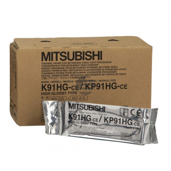 Mitsubishi Thermo-Papier-Rolle High Glossy Paper blue tone (KP91HG-CE)