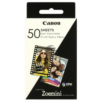 Canon Zink Papier (Zink Papier) weiß 50 Blatt 5 x 7.6 cm 290 g/m² (3215C002)