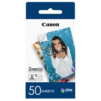 Canon Zink Papier (Zink Papier) weiß 50 Blatt 5 x 7.6 cm 290 g/m² (3215C002, ZP-2030) Canon Zink Papier (Zink Papier) weiß 50 Blatt 5 x 7.6 cm 290 g/m² (3215C002, ZP-2030)